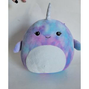 Squishmallow Hallie the Narwhal 12" blue Plush stuffed animal